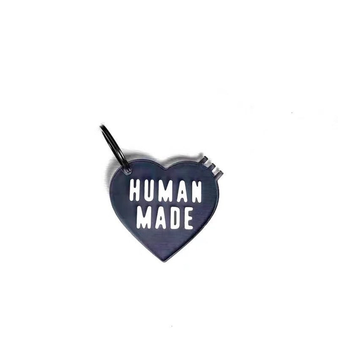 Human Made Acrylic Heart Keychain - Etsy