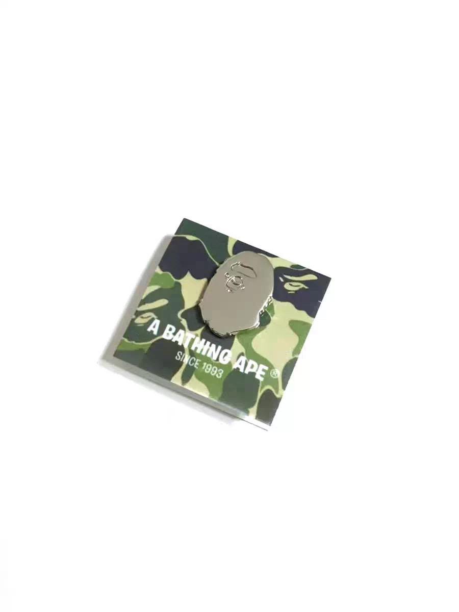BAPE - Mr. Bathing Ape Silver Head Pin - Etsy