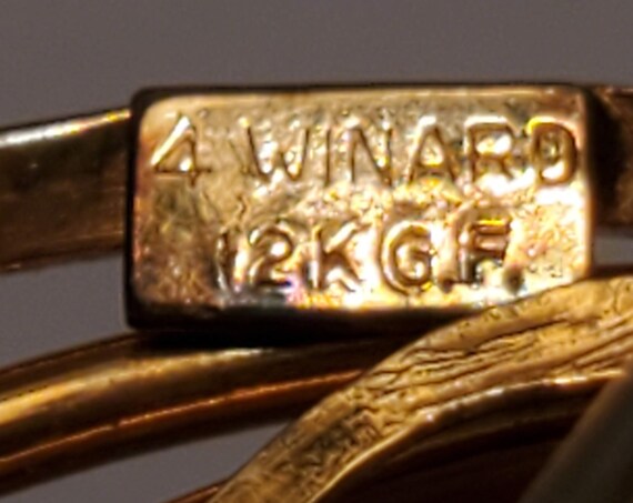 Vintage 1960s Signed 4 Winard 12K Gold Filled and… - image 4