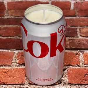 Diet Coke Can Candle | Hand Poured Custom Scented Soy Wax Candle | Fun Candles | Unique Fun Gift | Pop Gifts | Soda Lover