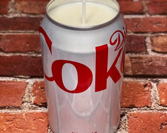 Diet Coke Can Candle | Hand Poured Custom Scented Soy Wax Candle | Fun Candles | Unique Fun Gift | Pop Gifts | Soda Lover