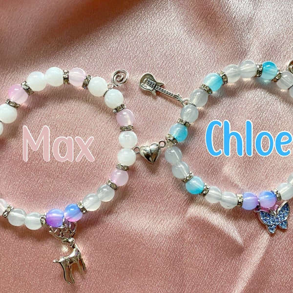 Life is Strange Chloe Price And Max Caulfield- Bracelets Couple Bracelets - Pricefield Forever Bracelets - Customizable Magnetic Bracelet