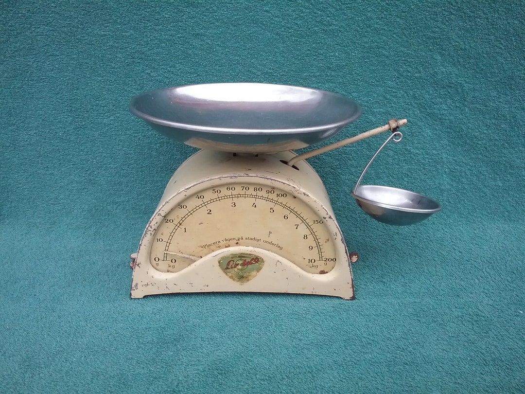 Balance De Cuisine Vintage POSSO Orange 1000g Années 70/80