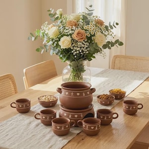 Vintage Swedish Glog Set – Knallegården Stoneware Mulled Wine Service