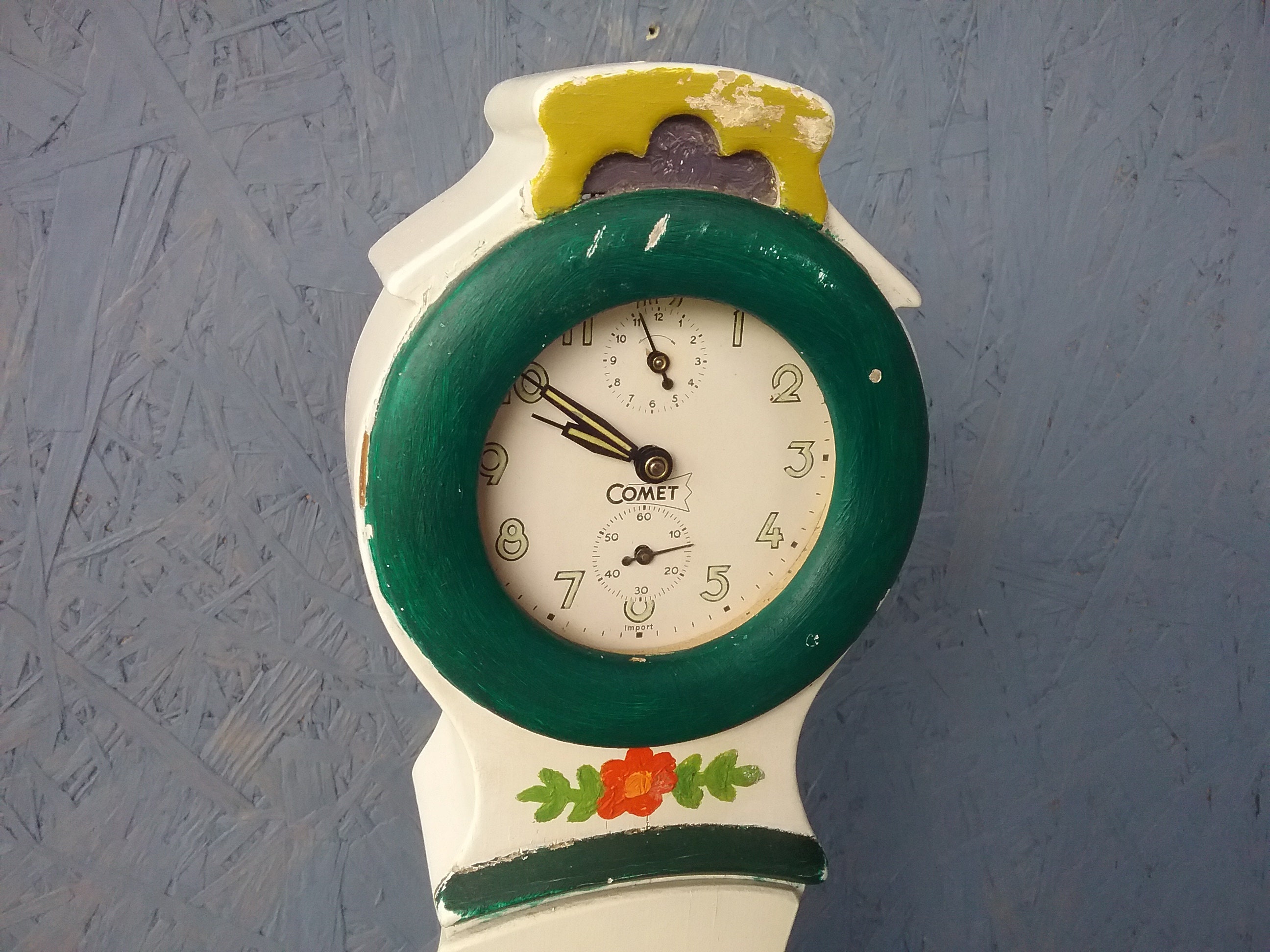 Mora large table clock mechanism by hau hamburg amerykanische uhren