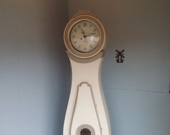 1700s, A.Anderson Mora Reloj de suelo sueco, regalo de bodas, decoración campestre, reloj de la suerte, reloj de abuelo, reloj escandinavo