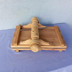 Pressa botanica in legno d'epoca, pressa per fiori, John Muir's, pressa per la creazione di un erbario, pressa solida e veloce da usare