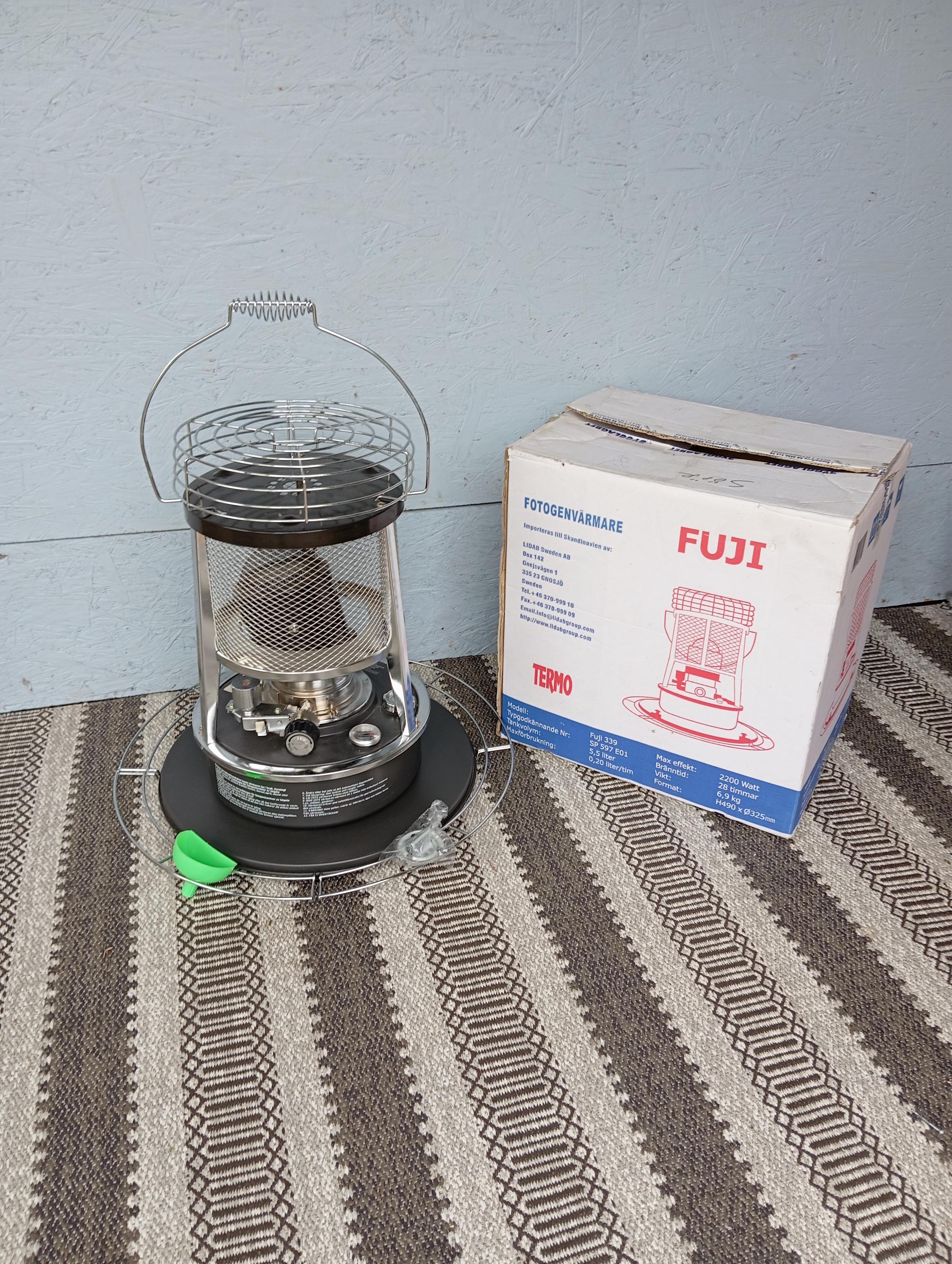 Réchaud/cuisinière au kérosène Termo Fuji vintage : chauffage de camping