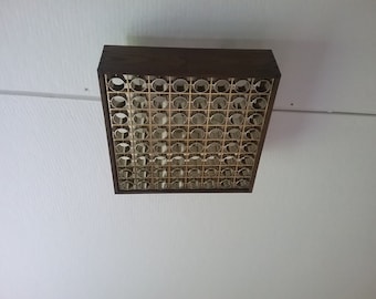 Swedish vintage ceiling lamp / Wooden lamp / Swedish design / Wooden ceiling lamp