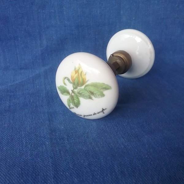 Porcelain Limoges Door Knob Etsy