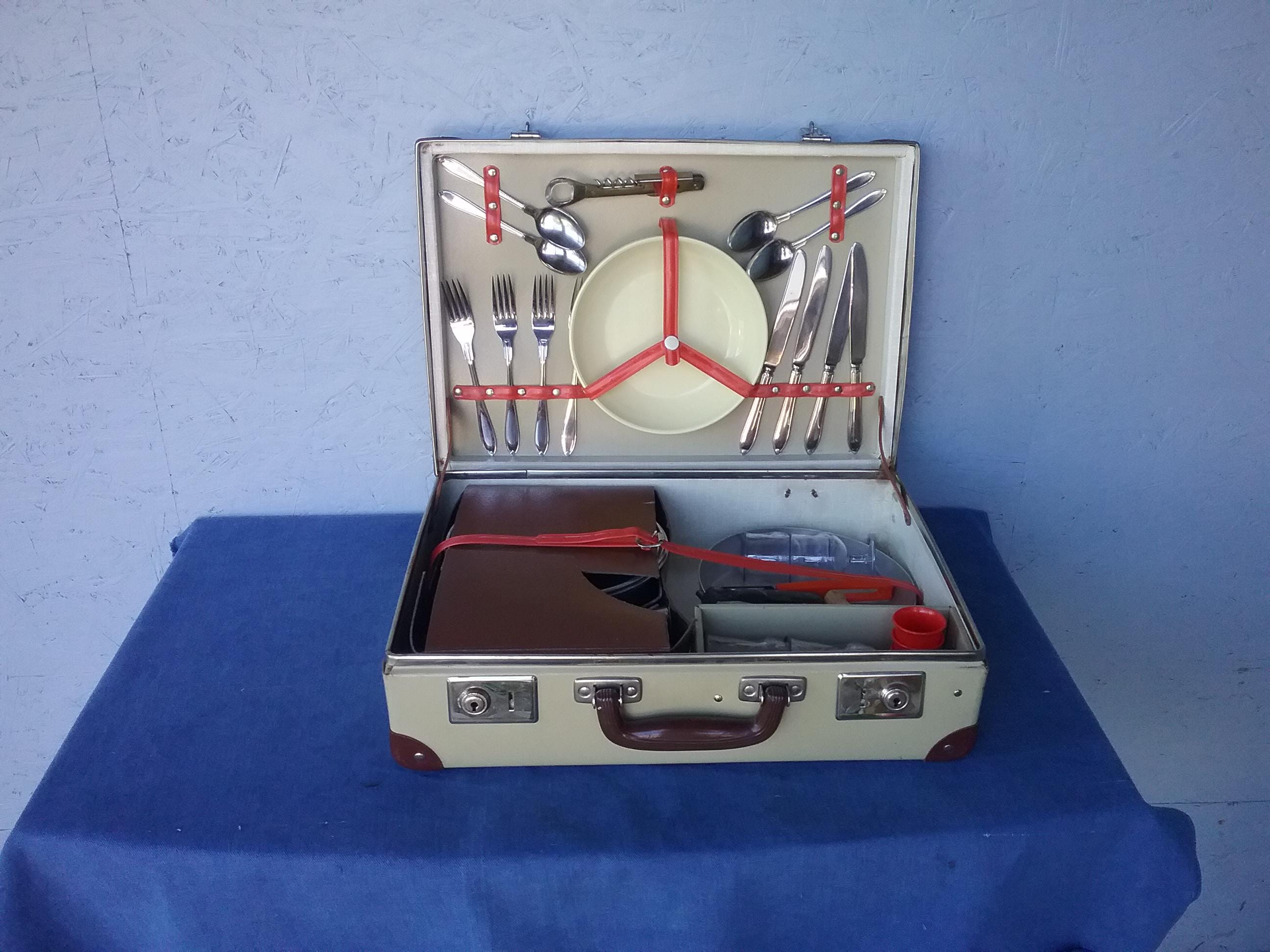 BREXTON　ブレクストン　ヴィンテージ　ピクニックバスケット　2人 BREXTON ブレクストン ヴィンテージ ピクニックバスケット 2人 60s