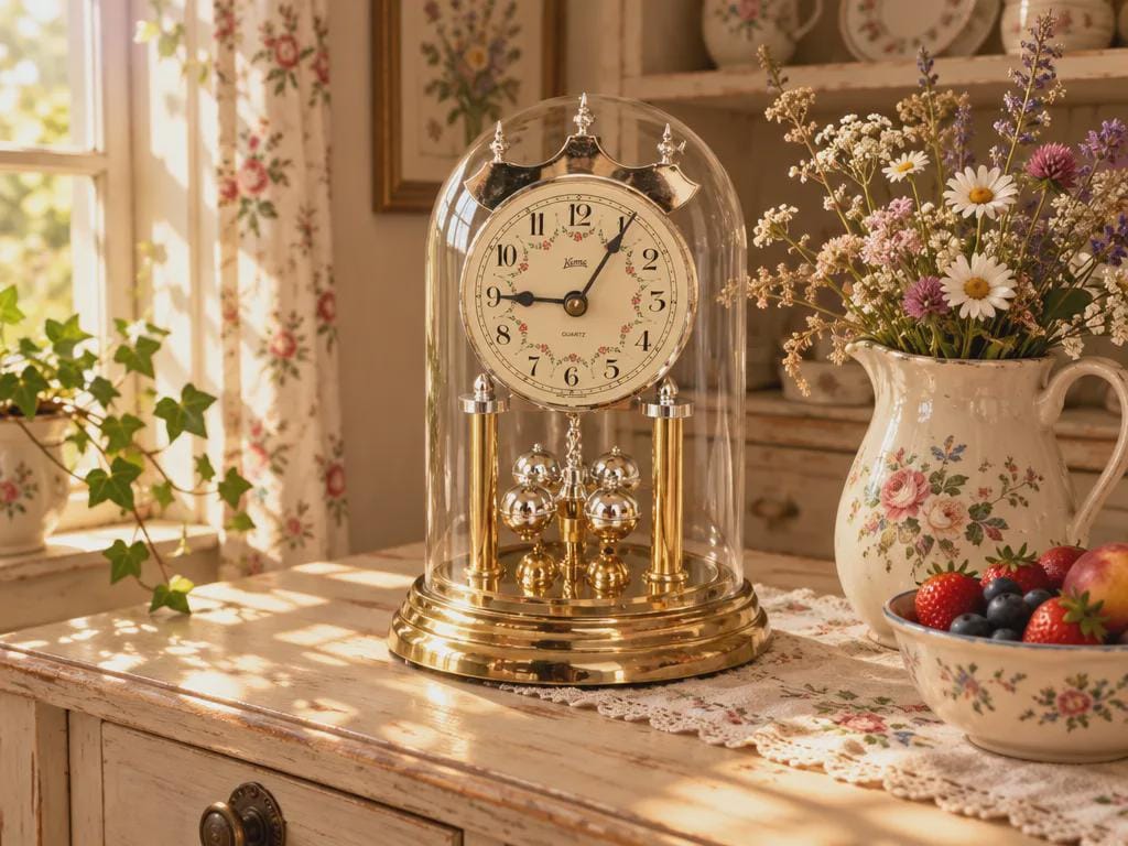 West Germany Quartz Dome Clock - Etsy