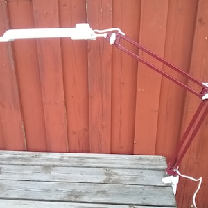 Vintage Lival desk lamp/architect lamp/lamp from Finland/industrial lamp,rotate in any direction
