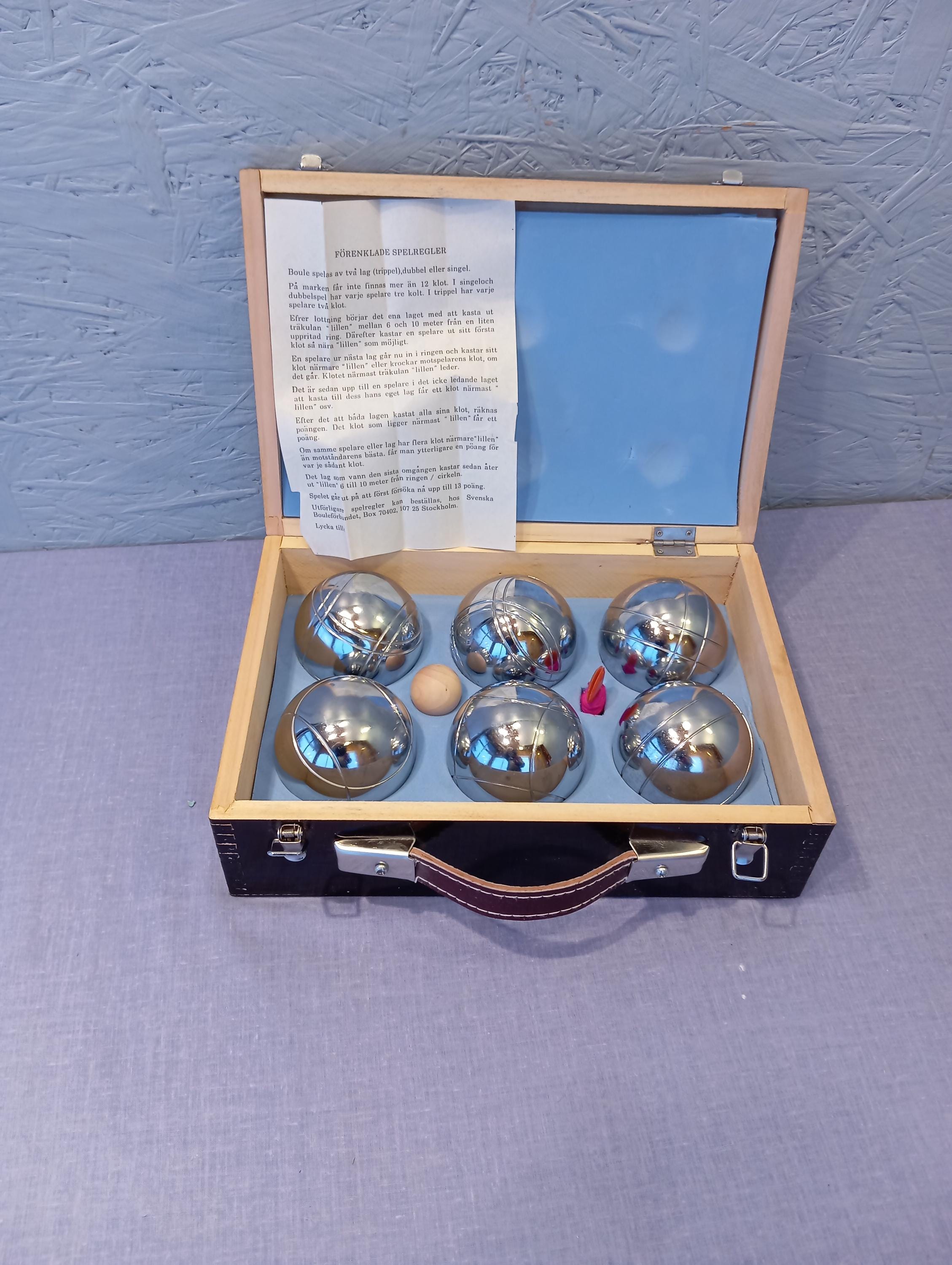 JEU DE PETANQUE - PAIRE DE BOULE - ANCIEN - VINTAGE