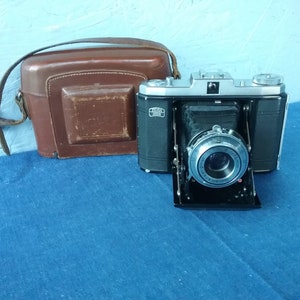 Zeiss Ikon 518/16, appareil photo vintage, appareil photo du milieu du siècle, appareil photo allemand rare Zeiss Ikon Nettar