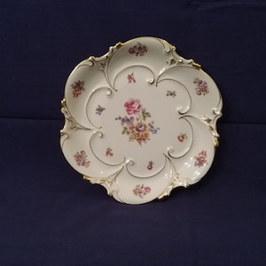 ILMENAU - Graf von Henneberg Porzellan plate Germany/Antique Porcelain/German Porcelain/Mid Century Porcelain/Porcelain Tray