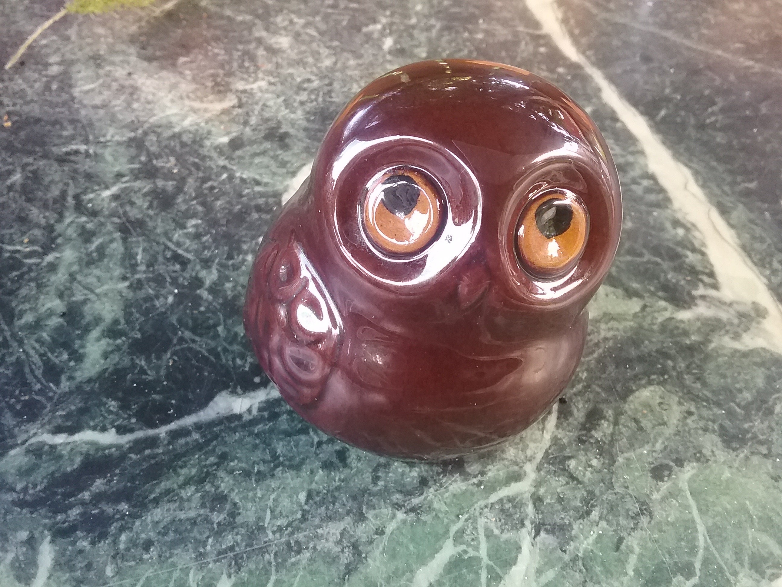 Vintage Jie Gantofta Owl Figurine - Scandinavian Ceramic Decor