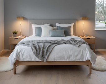 STRIMMA Gebogen houten wandlampen Ikea: Scandinavisch design uit de jaren 80