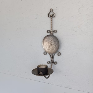 Wrought Iron Wall Candle Holder: Scandinavian Home Decor