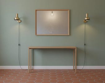 Vintage pair of Scandinavian wall lamps Elidus designed by Hans Agne Jakobsson