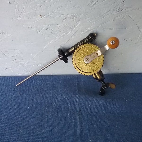 Mattson Mora, vintage bobbin winders, Swedish bobbin winder, weaving tool, sewing accessories, refurbished winder, gift