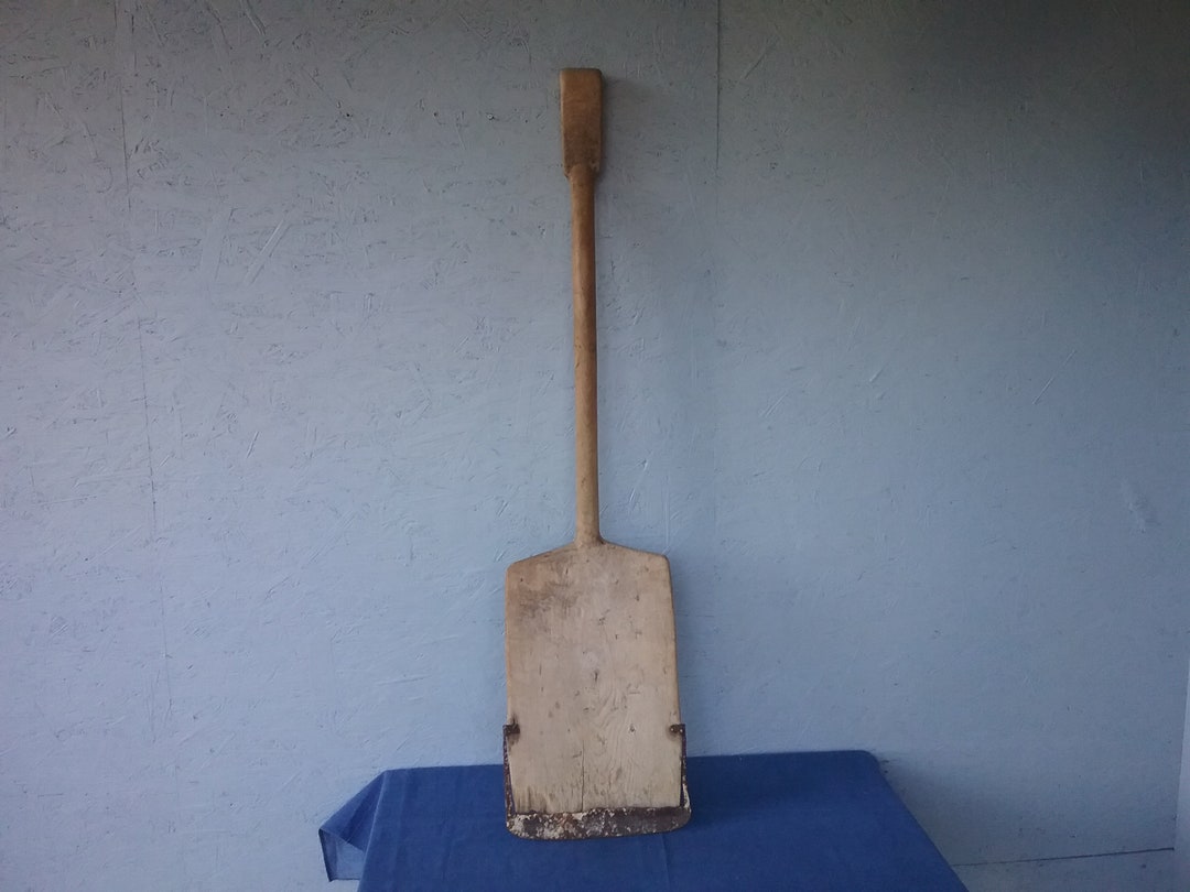 Vintage Large Wooden Shovel Handmade Wall Display Etsy Sweden