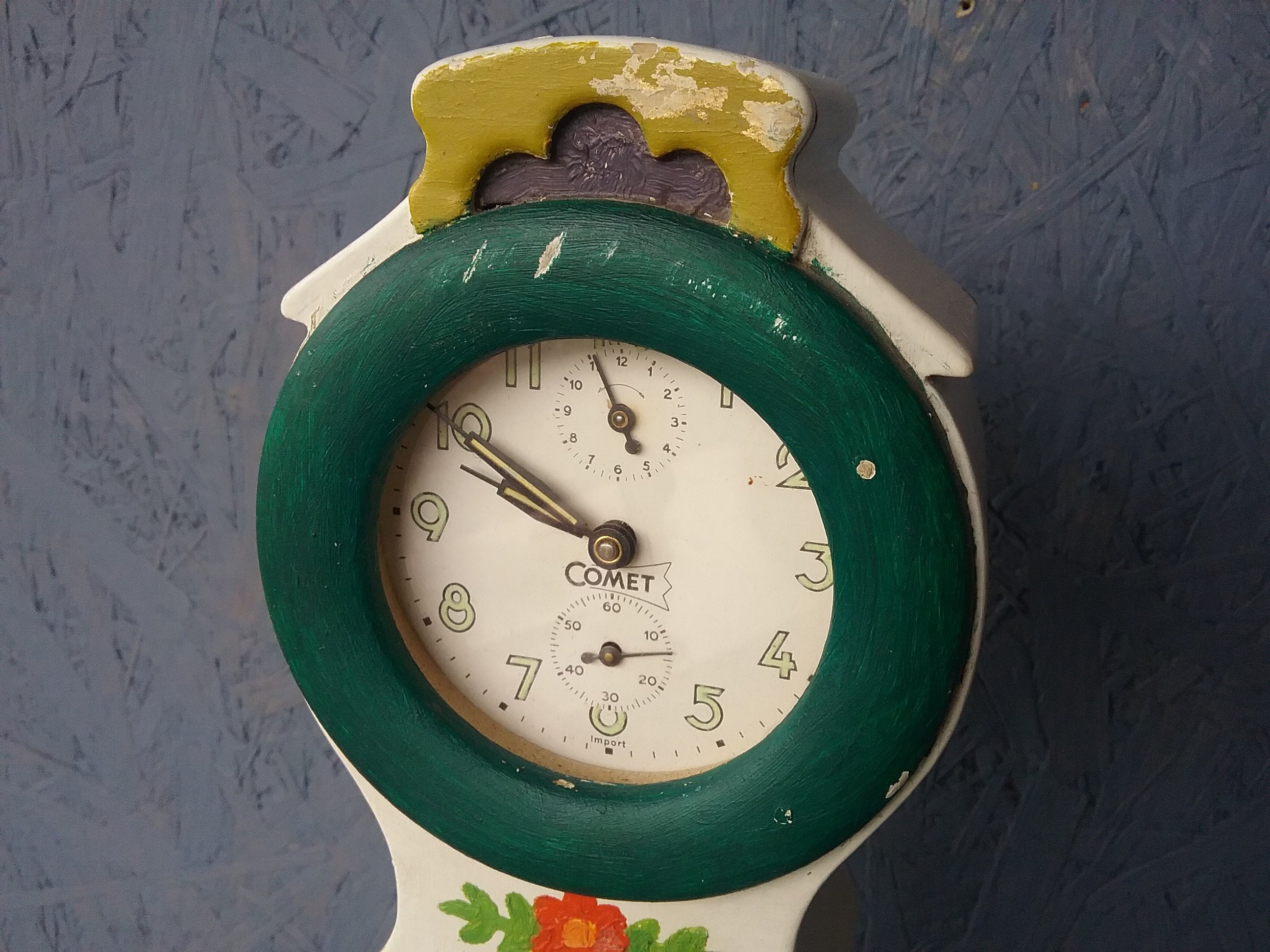 Mora large table clock mechanism by hau hamburg amerykanische uhren