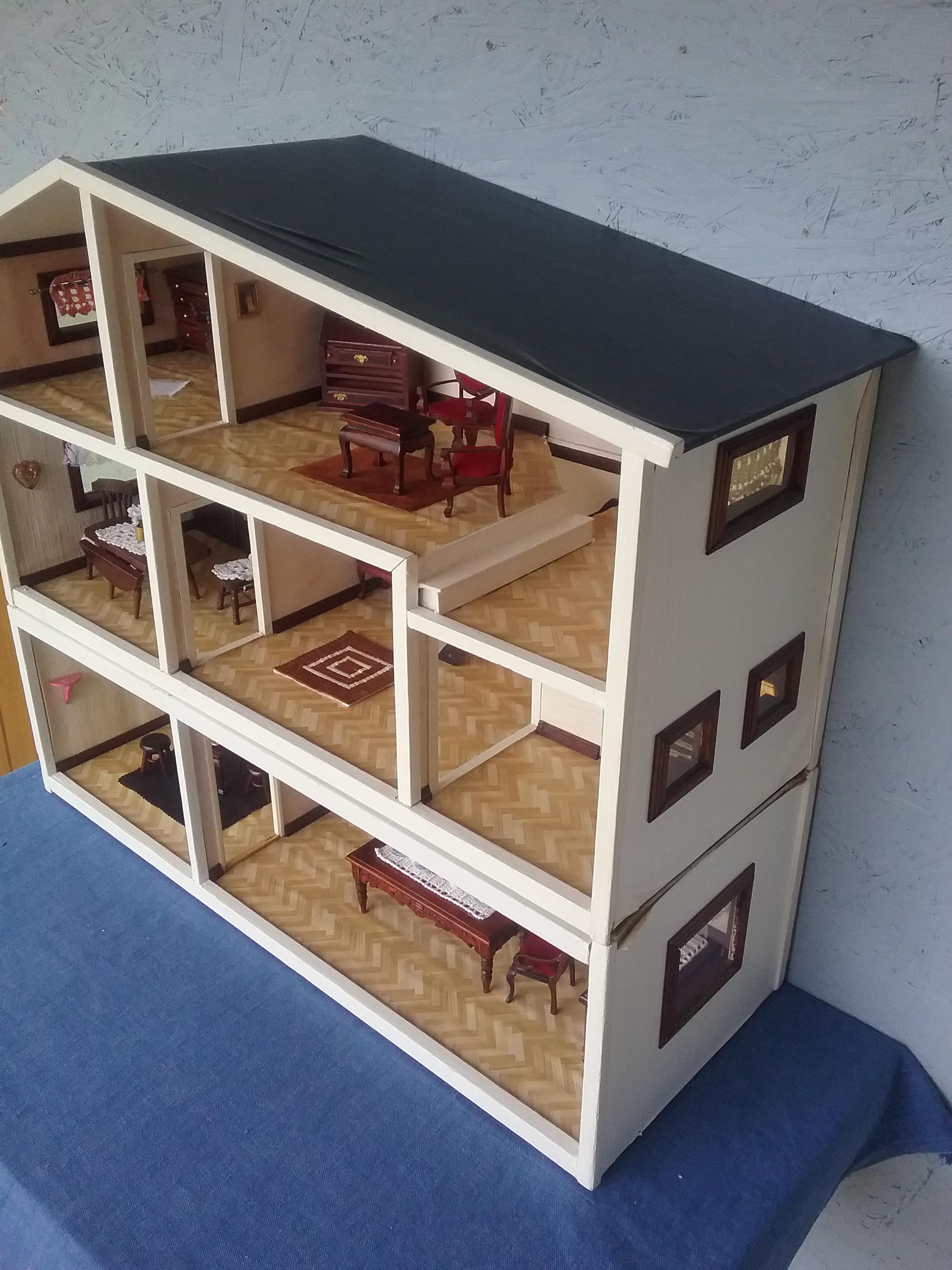 lundby Lundby ドールハウス　四階建　シルバニアに　ミニチュア ドールハウス Lundby -ミニチュア家具の通販| 北欧アンティーク