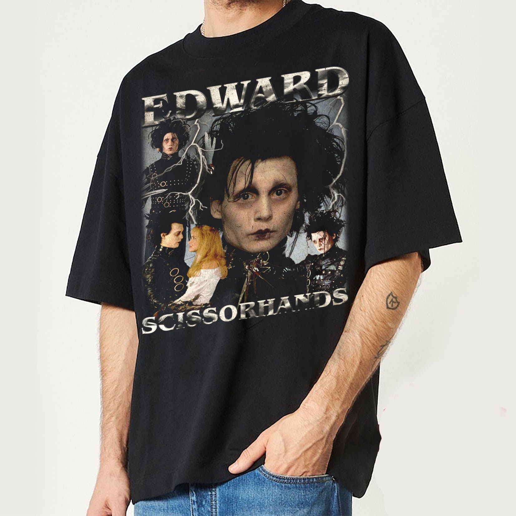 Edward Scissorhands Vintage T Shirt Edward Scissorhands - Etsy