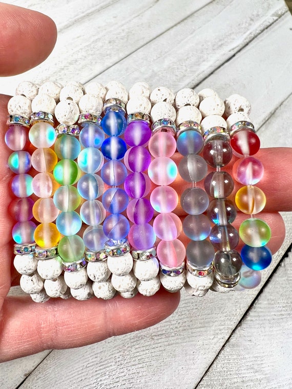 Anti-Anxiety Stress Relief 8mmBeaded Bracelet Calming Crystal Negativity  Remover | eBay