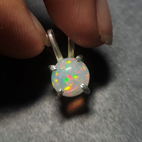 Opal Pendant - Etsy