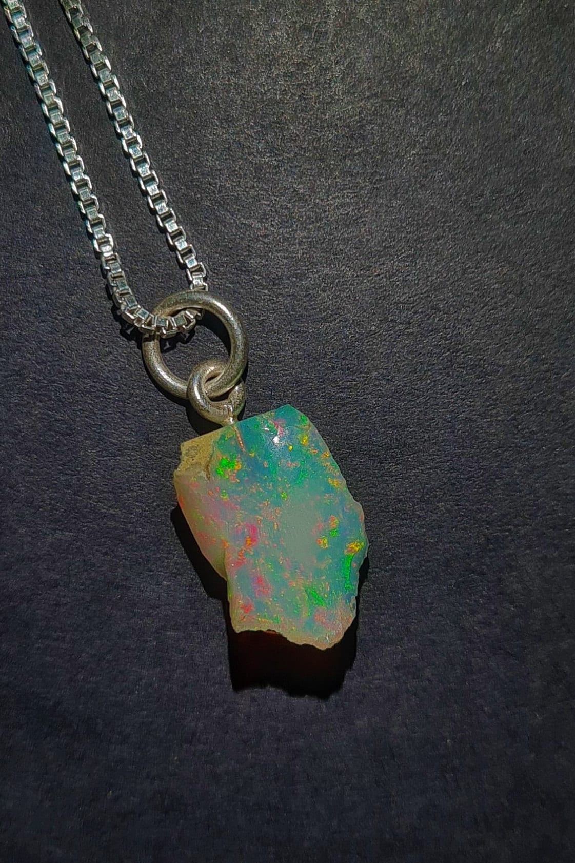Rough sale opal necklace