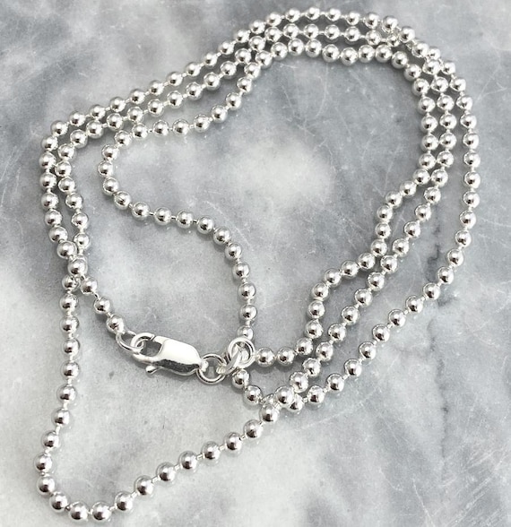 Sterling silver ball chain Sterling silver ball chain
