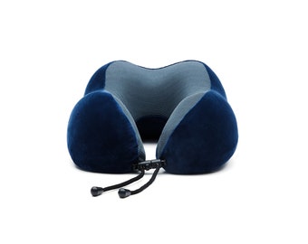 Memory Foam Travel Neck Pillow: U-Shape Support