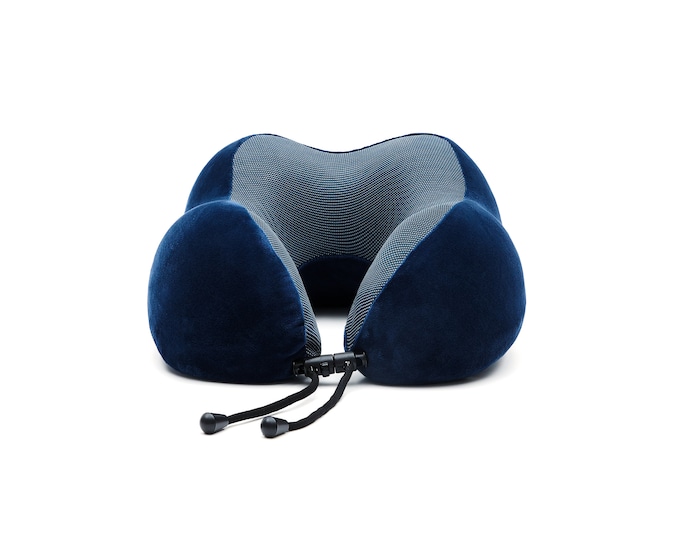 Memory Foam Travel Neck Pillow: U-Shape Support