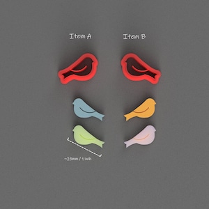 Swallow Bird Polymer Clay Cutter - Jewelry making
