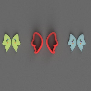 Schmetterling Flügel baumelt Polymer Clay Ohrring Cutter - Polymer Cutter - Schmuckherstellung