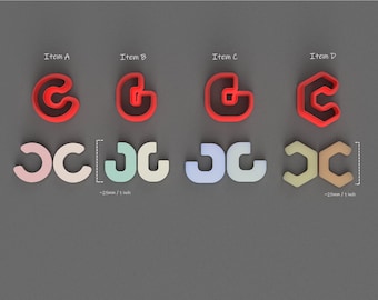 ポリマークレイカッター #317-オーガニックM - Etsy 日本