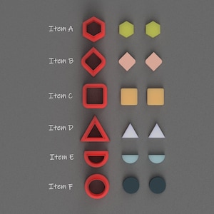 Basic Shape Studs to Match Any Earring Styles Polymer Clay Cutters - Jewelry making - Clay Cutters
