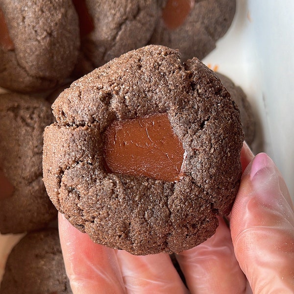 keto chocolate hazelnut cookie - only 1.5 net carb each - Low carb, Sugar Free, Gluten Free, Diabetic, ketogenic, guilt free