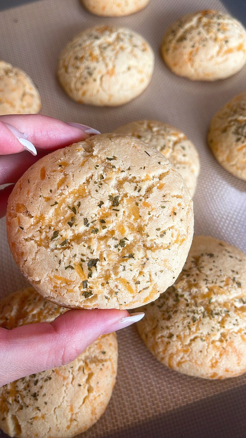 Keto Cheddar Cheesy Biscuits 2.5 Net Carbs Each Low Carb Etsy