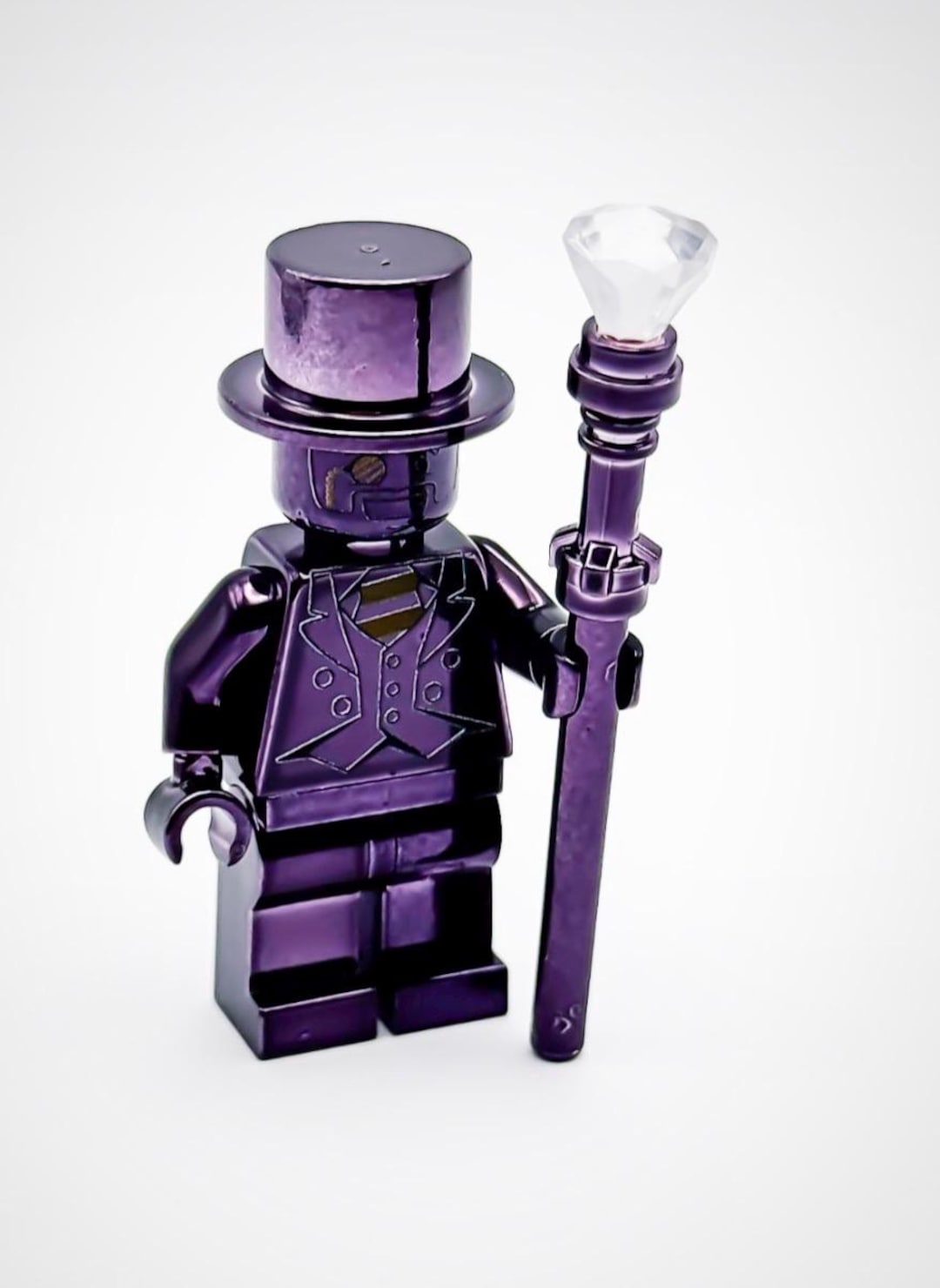 masterpiece ダークパープル レザー Lego Chrome Plated Mr Gold Mr Purple Mini Figure RARE New!! - Etsy