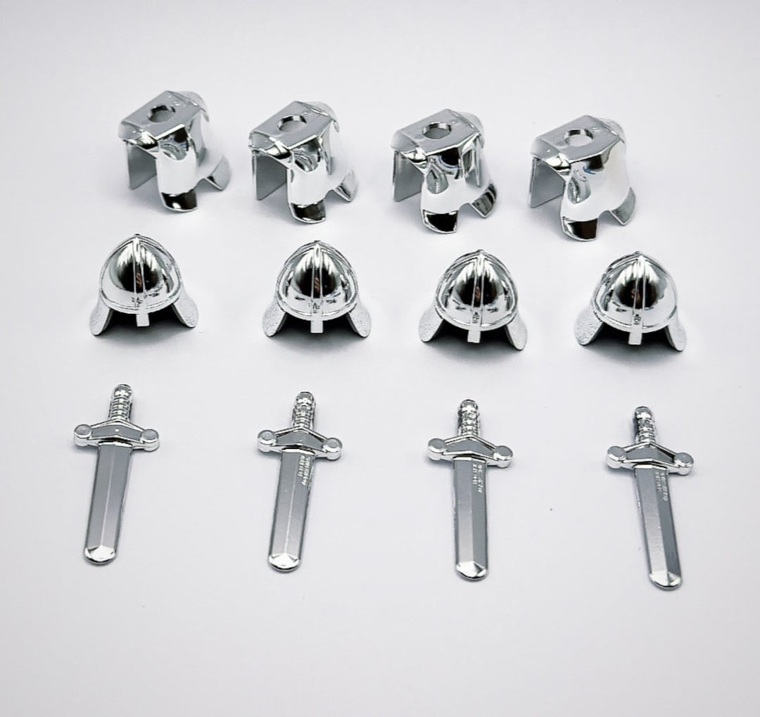 レゴ クローム シルバー メッキ アーマー ブレストプレート ソード