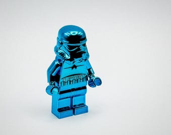 レゴ クロームブルーメッキ ストームトルーパー ミニフィギュア スター