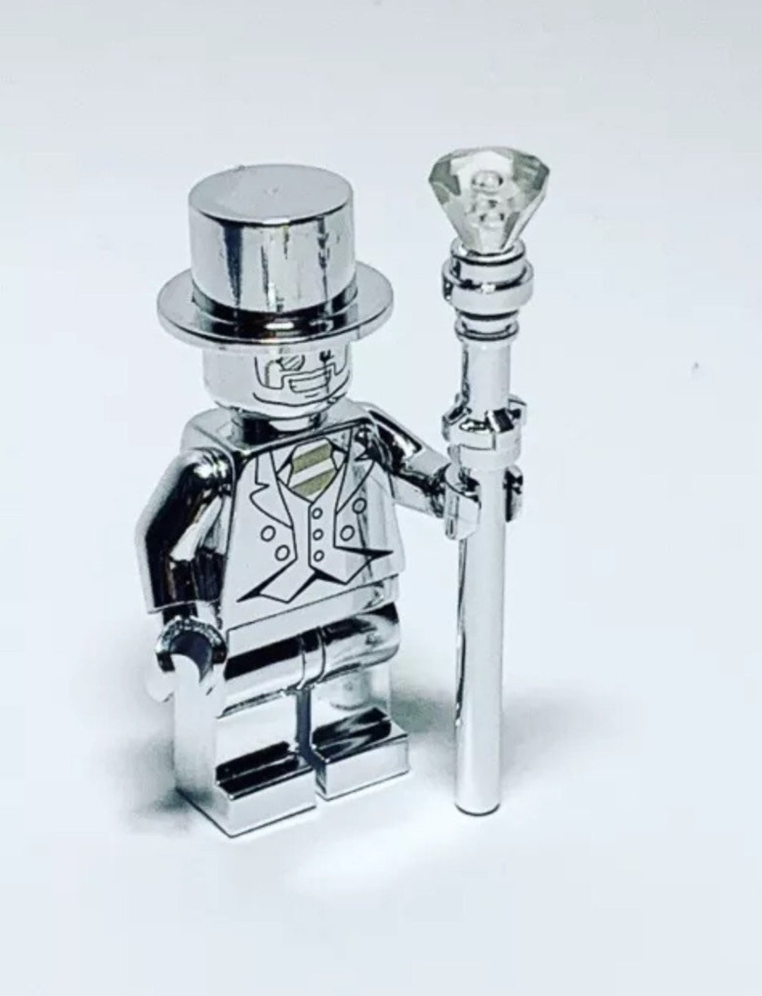 Lego Chrome Silver Mr.gold Mr.silver Mini Figure New Etsy UK