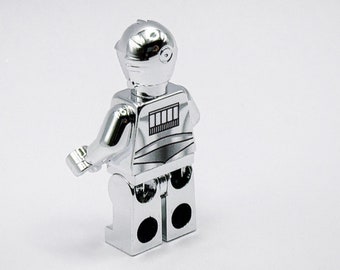 Lego Chrome Silver Plated C-3PO Mini Figure Star Wars New - Etsy