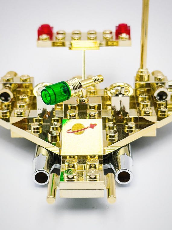 Lego Chrome Gold/silver Space Shuttle 442 Classic Space Brand New