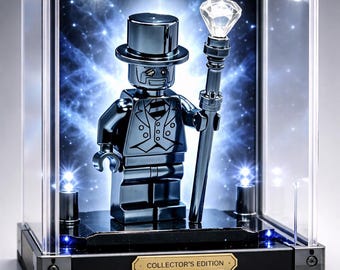 Lego Chrome Plated Mr Gold Mr Sand Blue Jeans Mini Figure RARE New!!