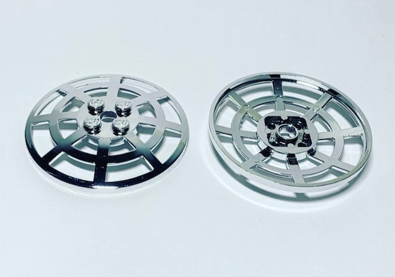 Lego Chrome Silver Inverted Dish 6x6 Radar X2 New - Etsy