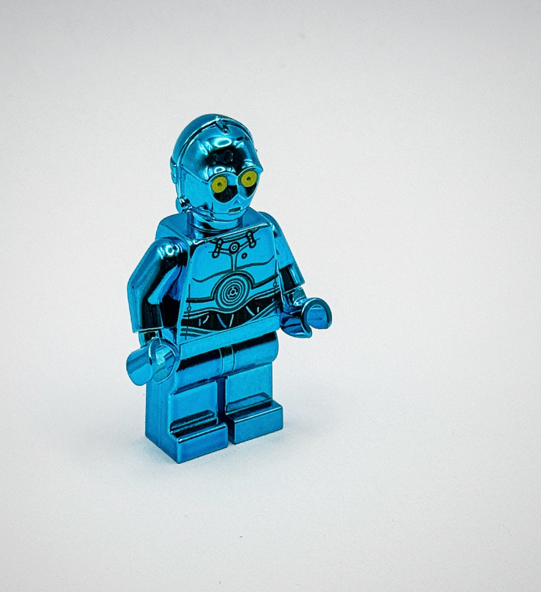 Lego Chrome Blue Star Wars C-3PO SW Limited Edition New!! - Etsy